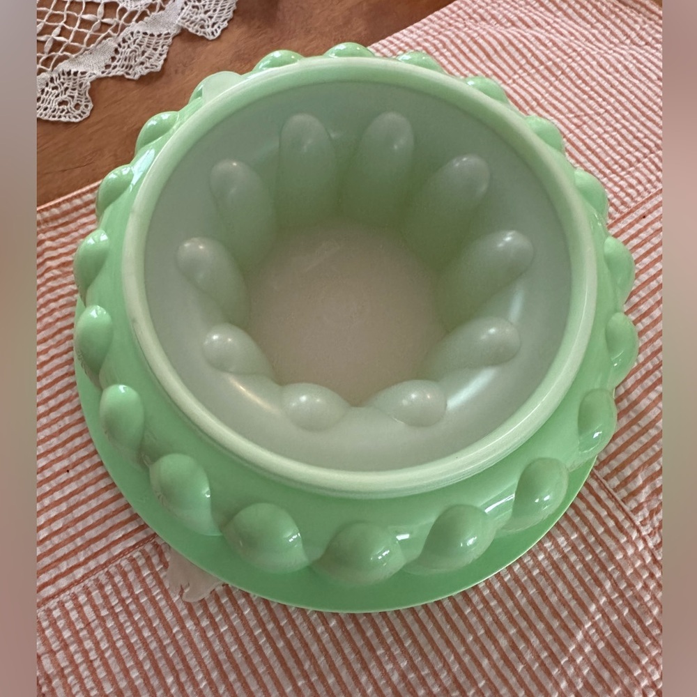 Vintage Tupperware Green Jello Mold